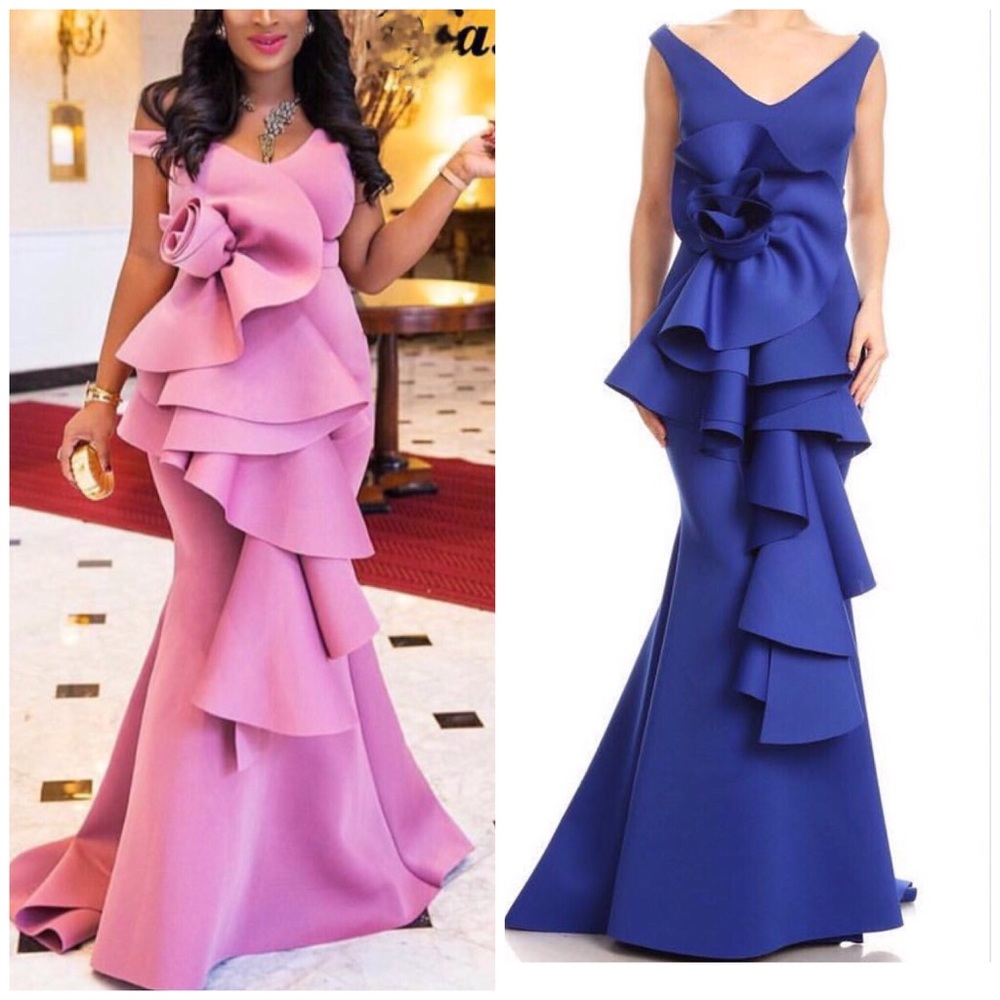 MAXI DRESS WITH RUFFLES